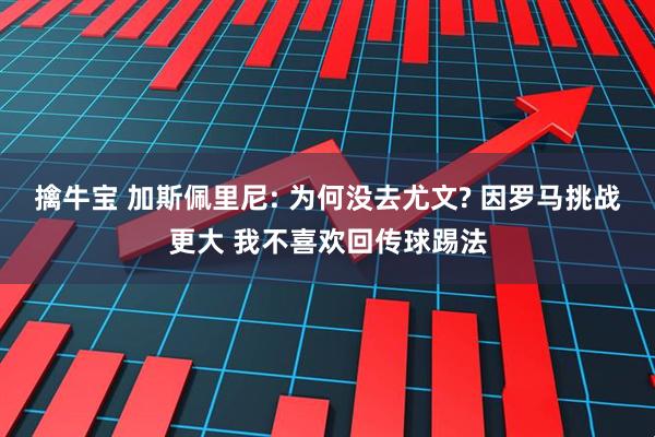 擒牛宝 加斯佩里尼: 为何没去尤文? 因罗马挑战更大 我不喜欢回传球踢法